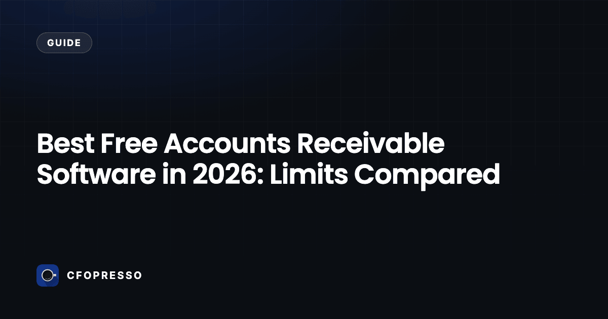 Best Free Accounts Receivable Software in 2026: Limits Compared
