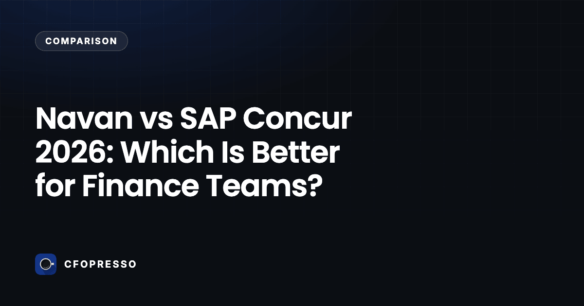 Navan vs SAP Concur 2026: Which Is Better for Finance Teams?